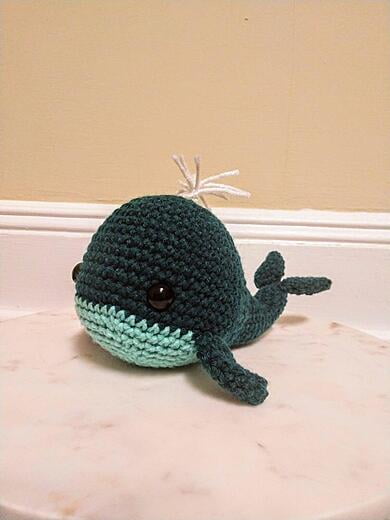 Whale - Teal